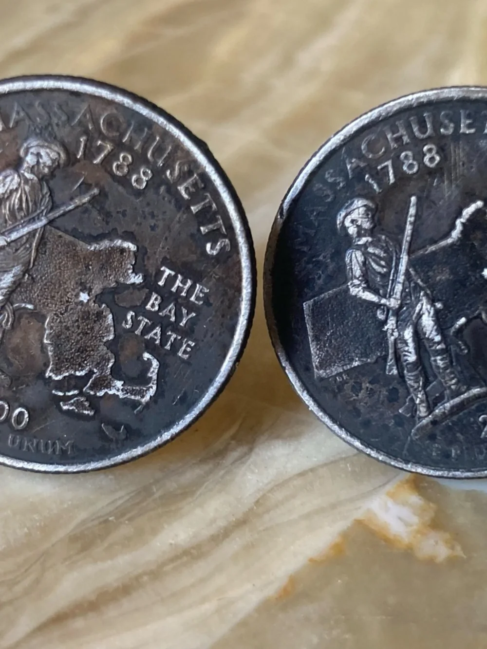 US Mint handcrafted cufflinks
